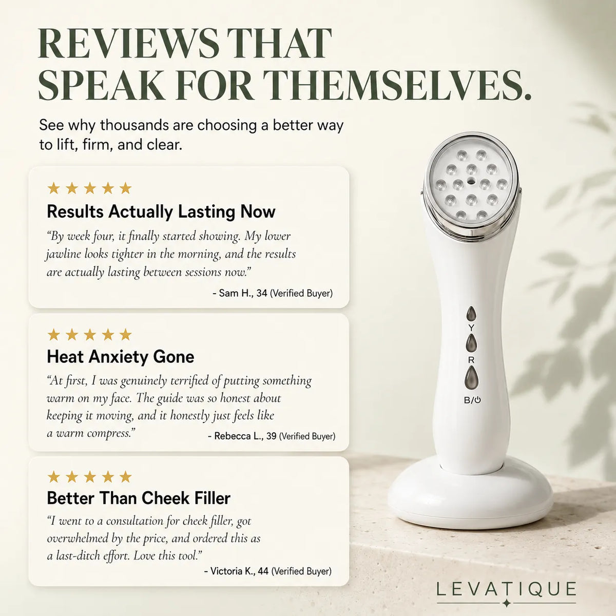 LEVATIQUE® Trilume⁺ — Tri-Technology RF, LED & Toning Handset (2026)